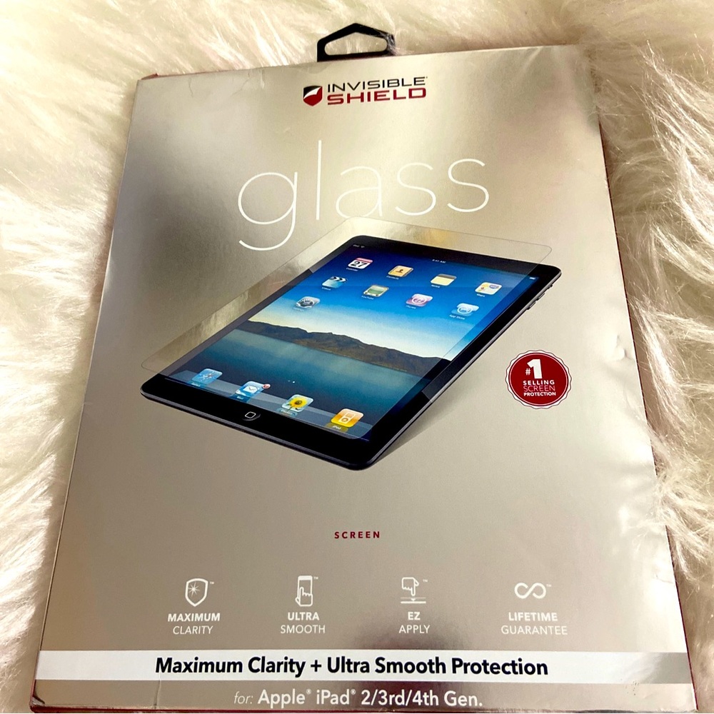 ZAGG InvisibleShield Glass Screen Protector Apple  iPad 2/3rd /4th Generation